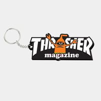 THRASHER x TOY MACHINE KEYCHAIN