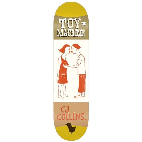 TOY MACHINE x MARGARET KILGALLEN CJ COLLINS DECK  (8.18 x 31.75inch)