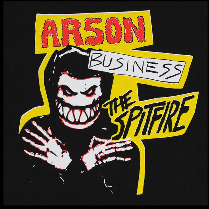 SPITFIRE ARSON BUSINESS GLOW IN THE DARK TEE |