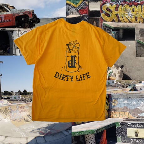 OURLIFE x DIRTY PIGEON DIRTY LIFE  TEE