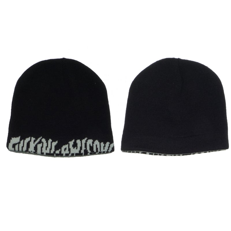 FUCKING AWESOME REVERSIBLE SKULLY BEANIE | HESH