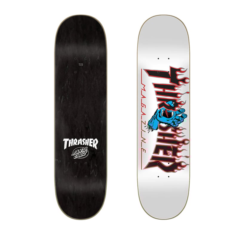 SANTA CRUZ x THRASHER SCREAMING FLAME DECK (8 x