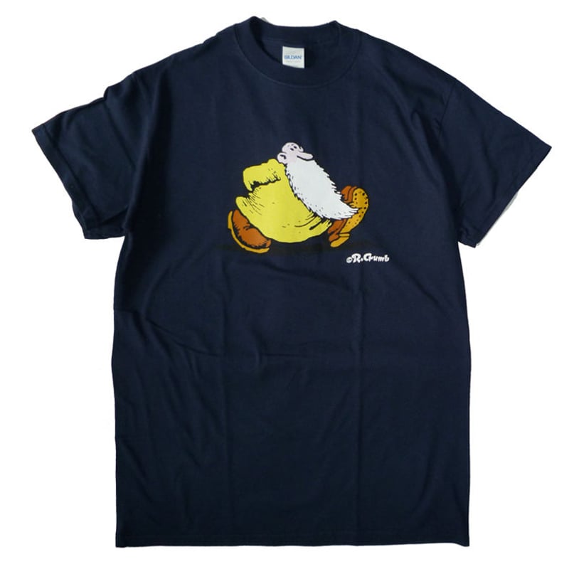 ROBERT CRUMB MR. NATURAL WALKING TEE | HESHDAWGZ