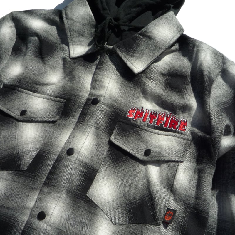 SPITFIRE DEMONSEED HOODED FLANNEL SHIRT | HESHD