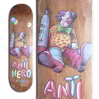 HEATED WHEEL SLAM TIME DECK BLACK STAIN (9.6 x