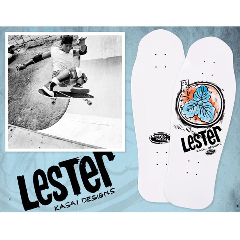 HEATED WHEEL LESTER KASAI DECK & PRINT (10.375