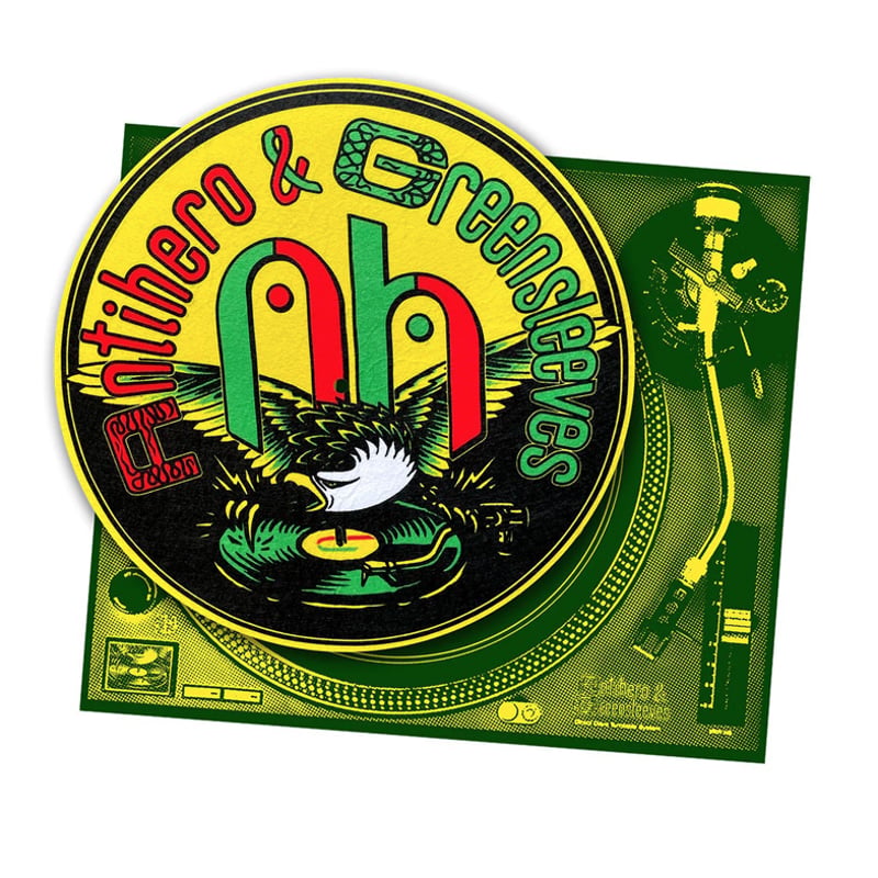 パスヘッド Roswell Project レコード グリーンスリーブ ANTI HERO x GREENSLEEVES TURNTABLE SLIPMAT | HE
