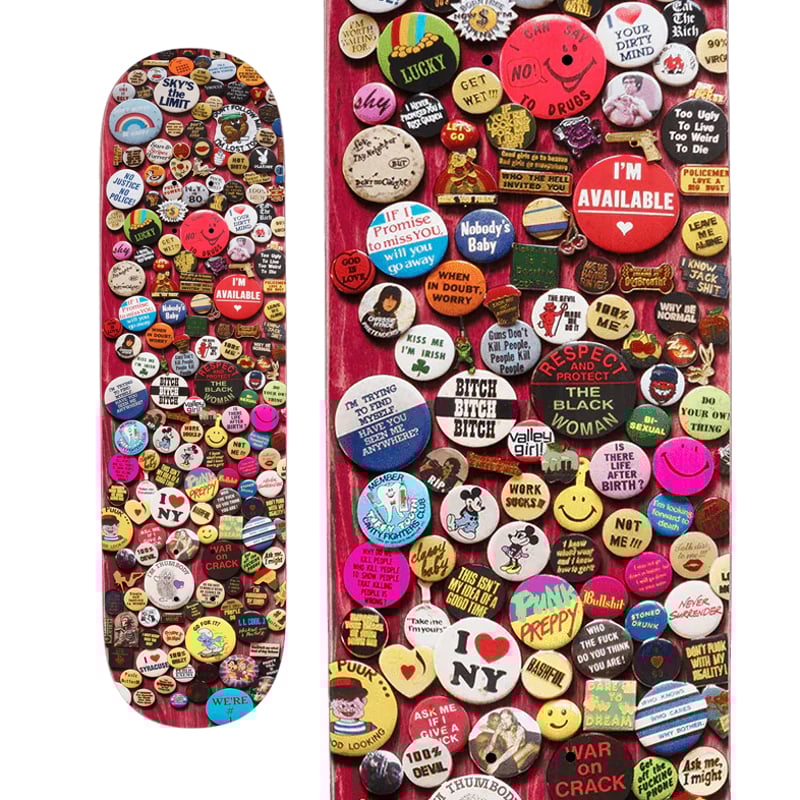 VIOLET PINS DECK PINK (8 x 31.7inch, 8.25 x 31.