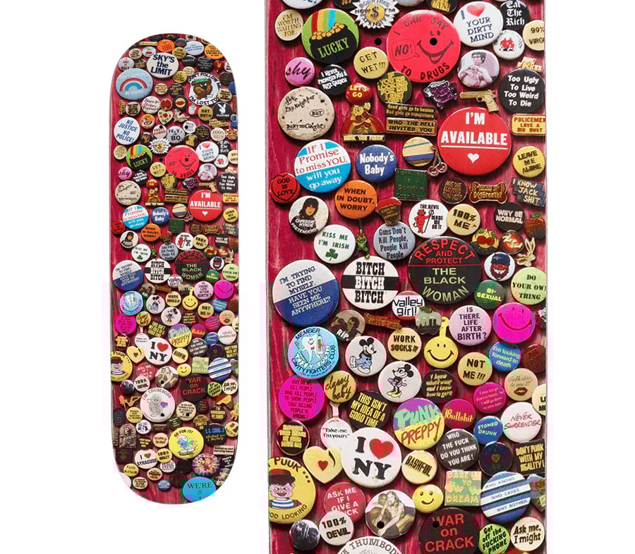 VIOLET PINS DECK PINK (8 x 31.7inch, 8.25 x 31.