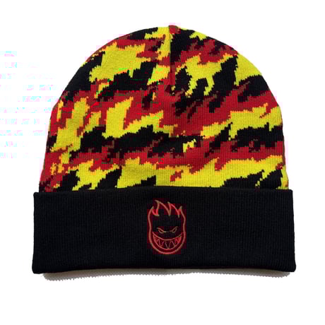 SPITFIRE BIGHEAD FLAME CUFF BEANIE