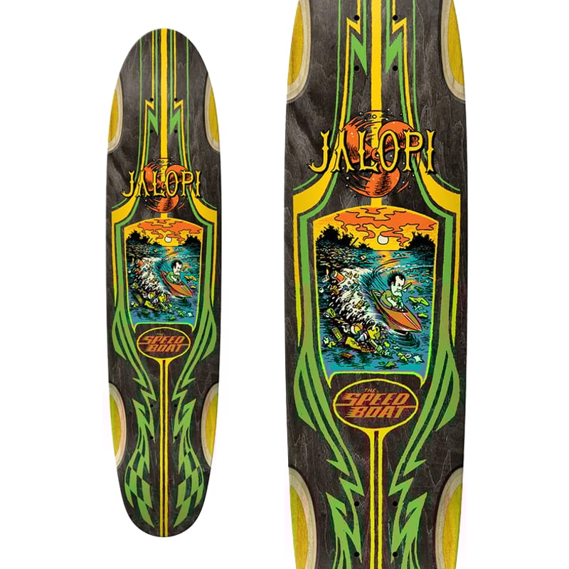 ANTI HERO JALOPI SKATE CO. SPEEDBOAT DECK (7.74