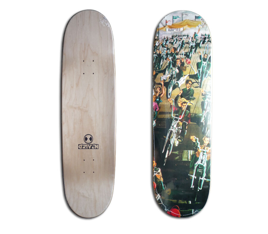 THE DRIVEN OUTLAW MOTORCYCLE PARADE DECK (9 x 3