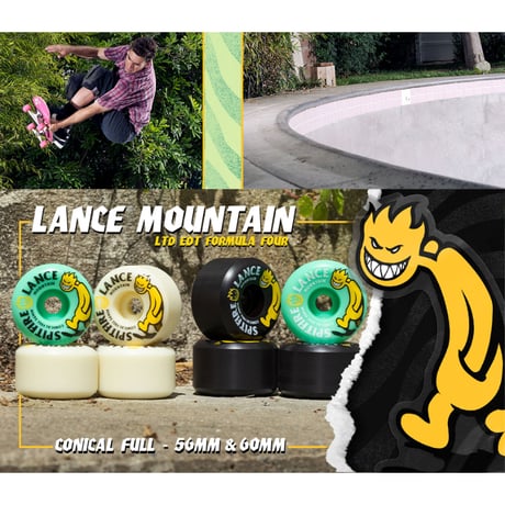 SPITFIRE LANCE MOUNTAIN FORMULA FOUR PRO WHEEL CONICAL SHAPE