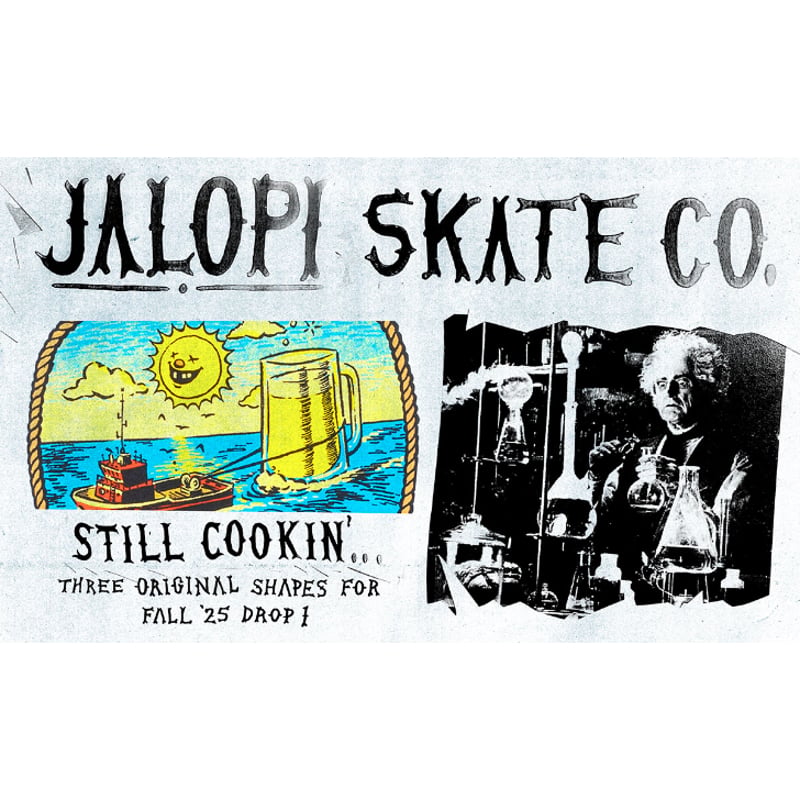 ANTI HERO JALOPI SKATE CO. SPEEDBOAT DECK (7.74
