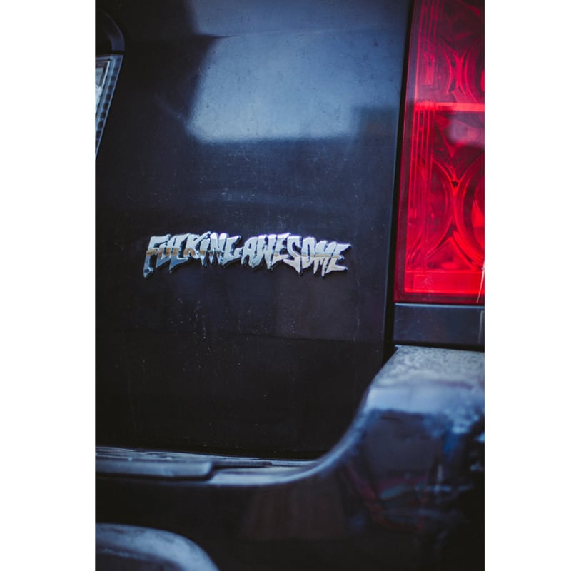 FUCKING AWESOME STAMP LOGO CAR EMBLEM | HESHDAWGZ