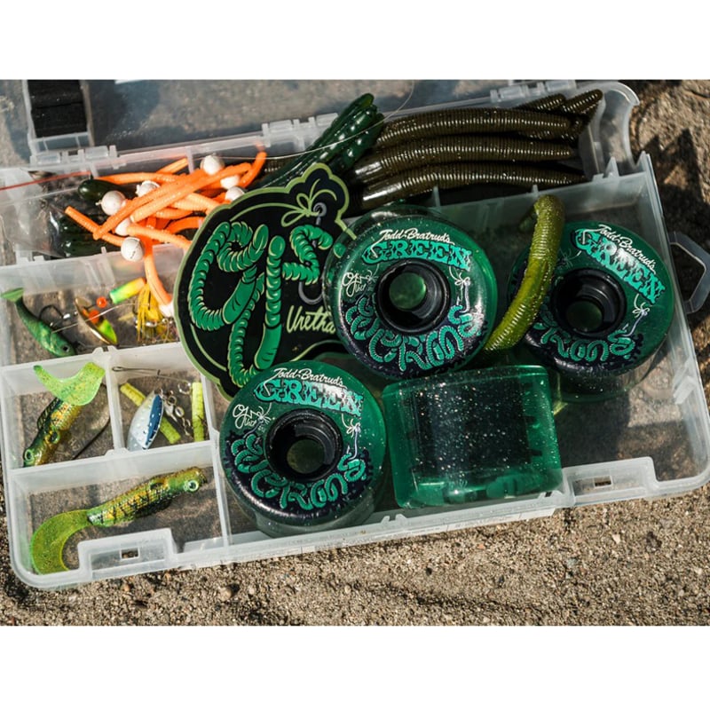 OJ WHEELS x TODD BRATRUD SUPER JUICE GREEN WORM OJ WHEELS x TODD BRATRUD SUPER JUICE GREEN WORM