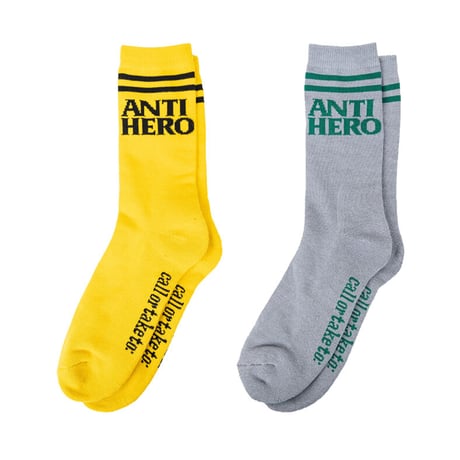 ANTI HERO BLACKHERO IF FOUND SOCKS