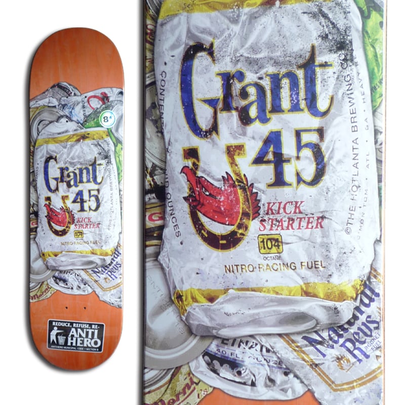 ANTI HERO GRANT TAYLOR REFUSE DECK (8.4 x 32inc