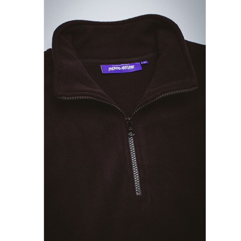 FUCKING AWESOME CUT OFF QUARTER ZIP POLAR FLEEC...