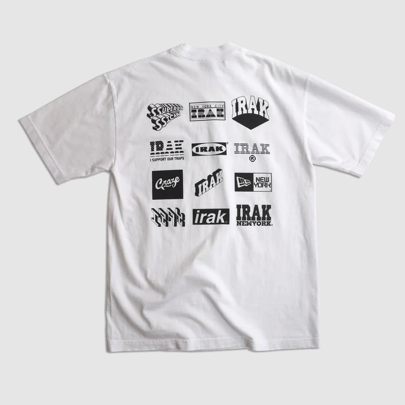 【アイラック】 IRAK Logos Tee IRAK LOGOS TEE | HESHDAWGZ