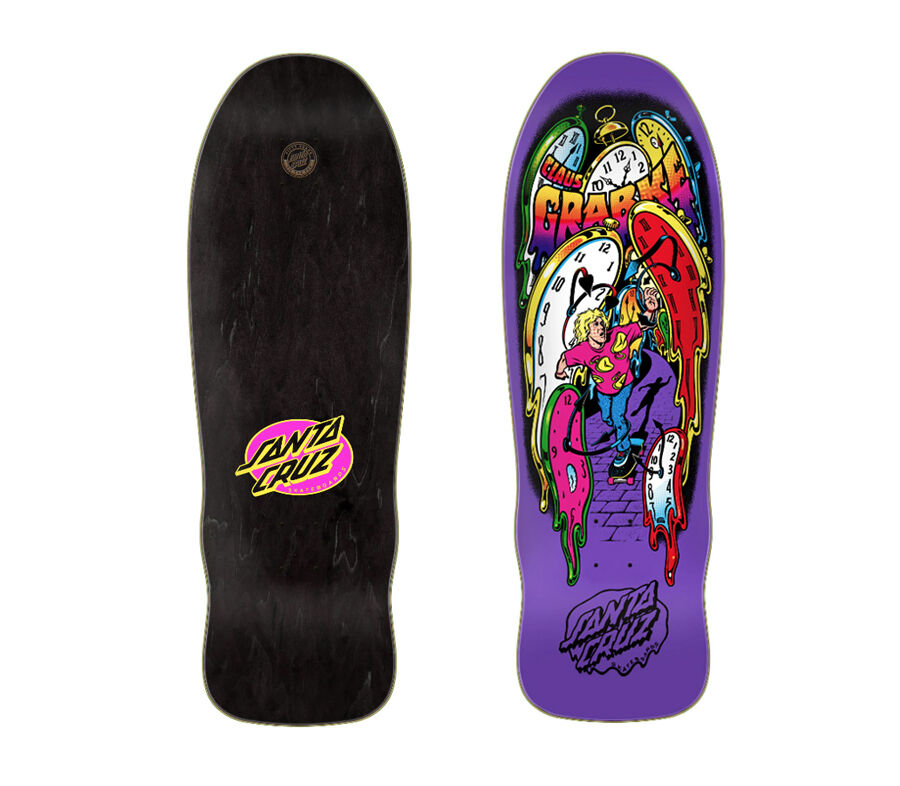 SANTA CRUZ CLAUS GRABKE MELTING CLOCKS REISSUE