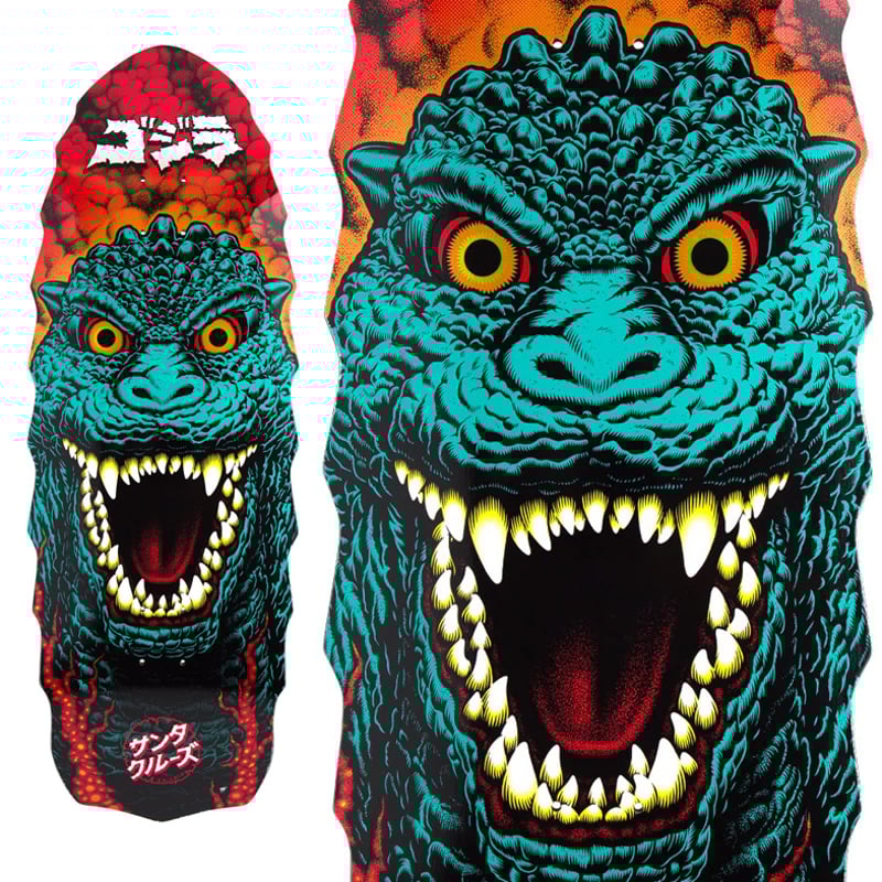 Santa Cruz ゴジラ デストロイヤー デッキ 11.0x32.0 新品！ SANTA CRUZ X GODZILLA DESTROYER DECK 11