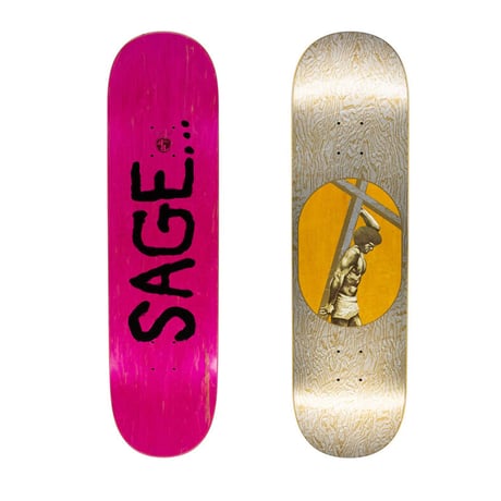 FUCKING AWESOME SAGE ELSESSER YESHUA DECK (8.38 x 31.85inch)