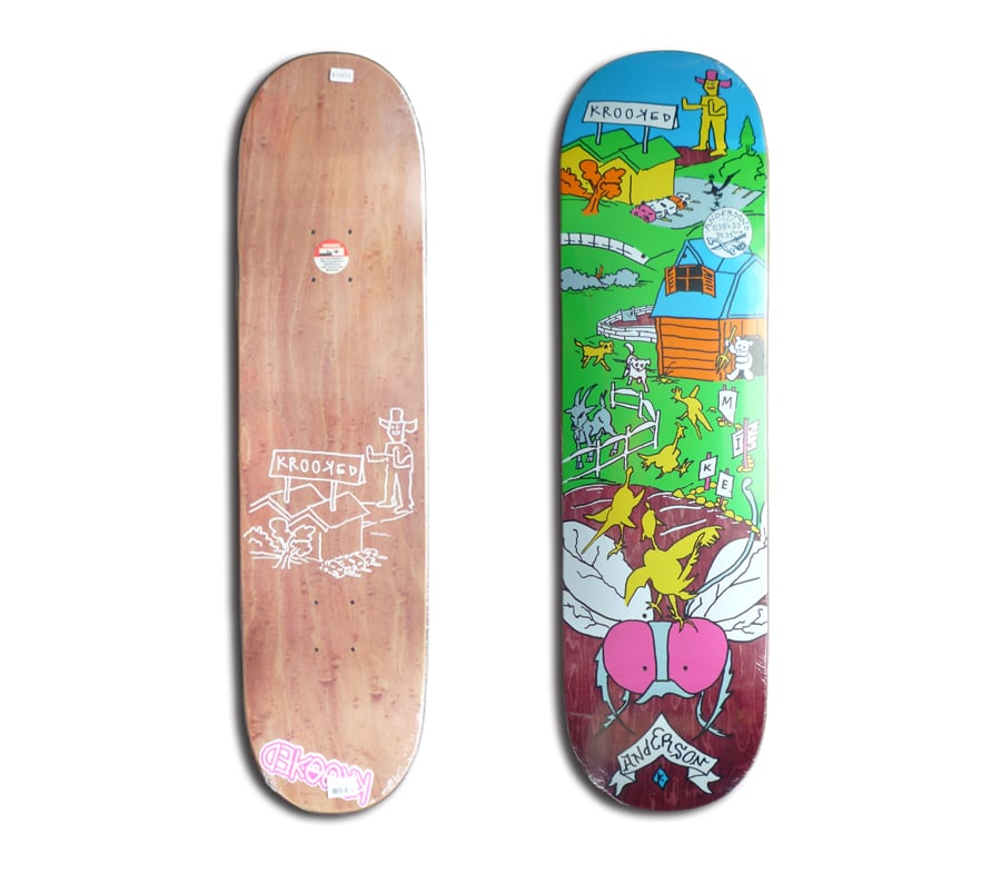 スケートボード krooked mike andersonモデル オマケ付き 20240413_bee88f.jpg