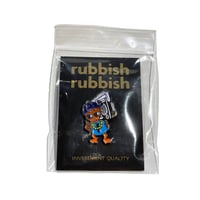 RUBBISH RUBBISH MARC McKEE BOOM BOX DUCK LAPEL PINS