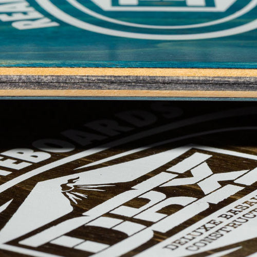 REAL OVAL BLUE FOIL DBX DECK (8.5 x 31.85inch)