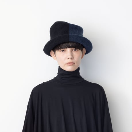 【試着のみ】PUTON／プットオン　ハット　綿　　黒　お洒落 試着のみ】PUTON／プットオン ハット 綿 黒 お洒落 試着のみ