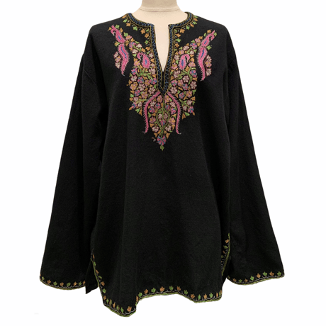 刺繍プルオーバートップス(1970s UK)