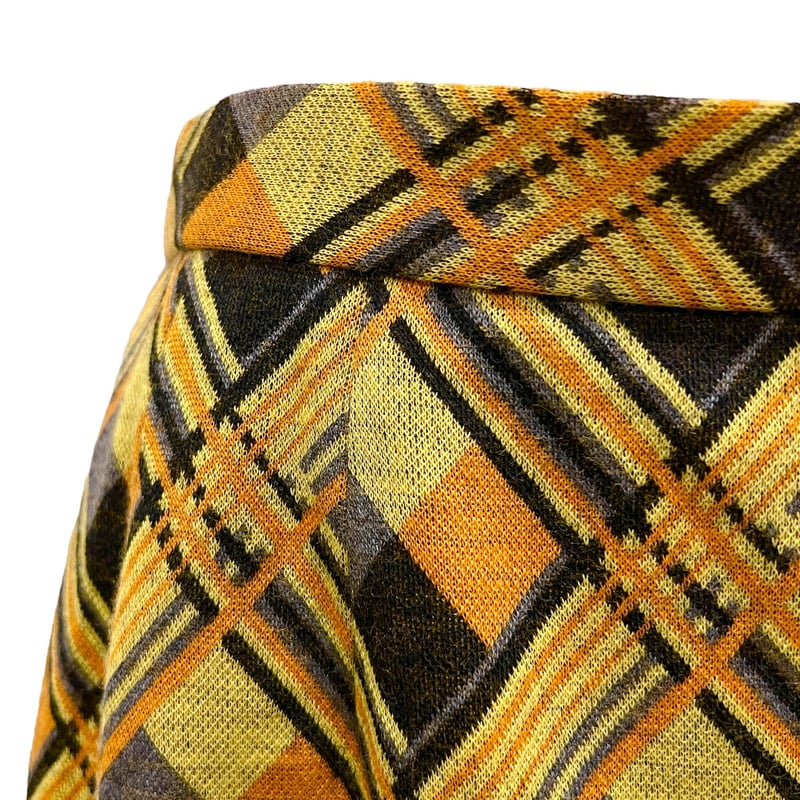 WOOLチェックBOXプリーツスカート(1970s Italy) | cocotier