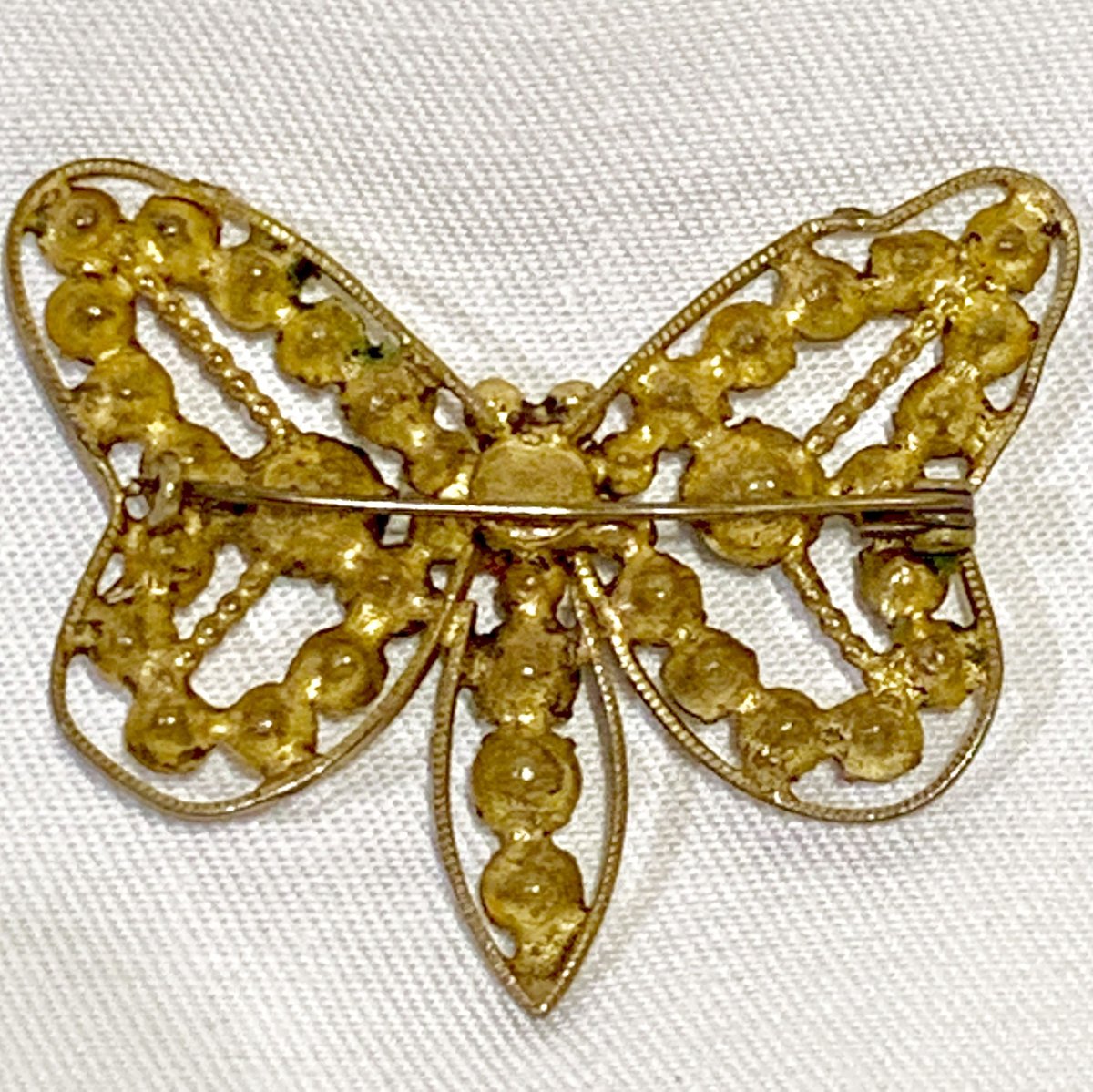 カラフルストーン蝶ブローチ(1930s UK) | cocotier