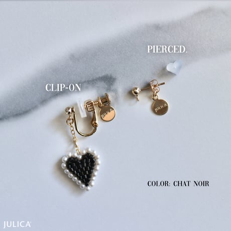 【New to ICON】JULICA | Très Petit-Pearled SweetHeart_Chat noir