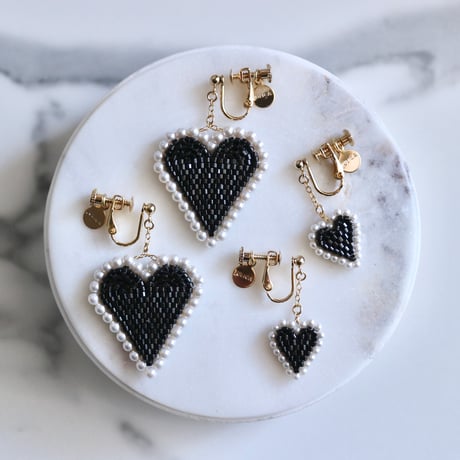 【New to ICON】JULICA | Très Petit-Pearled SweetHeart_Chat noir
