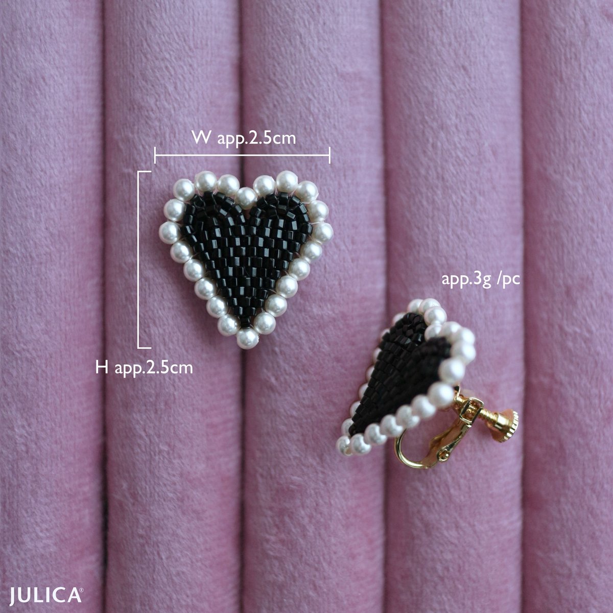 JULICA | Pearled SweetHeart_Un_Chat noir | JULI