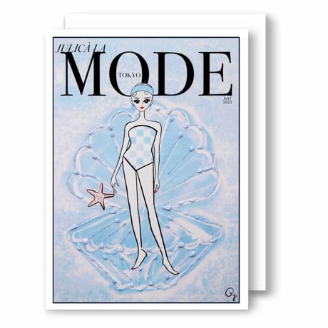 "JULICÀ LA MODE magazine" GREETING CARD［L］JULY 2023