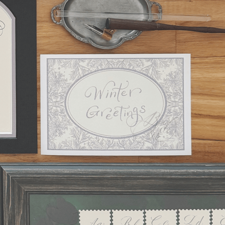 冬のグリーティングカード / Winter greetings card