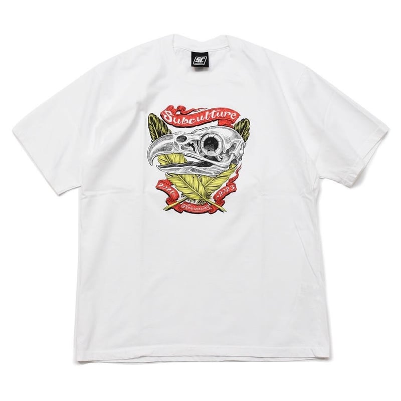 EAGLE SKULL HEAD T-SHIRTS /WHITE | K's surfride