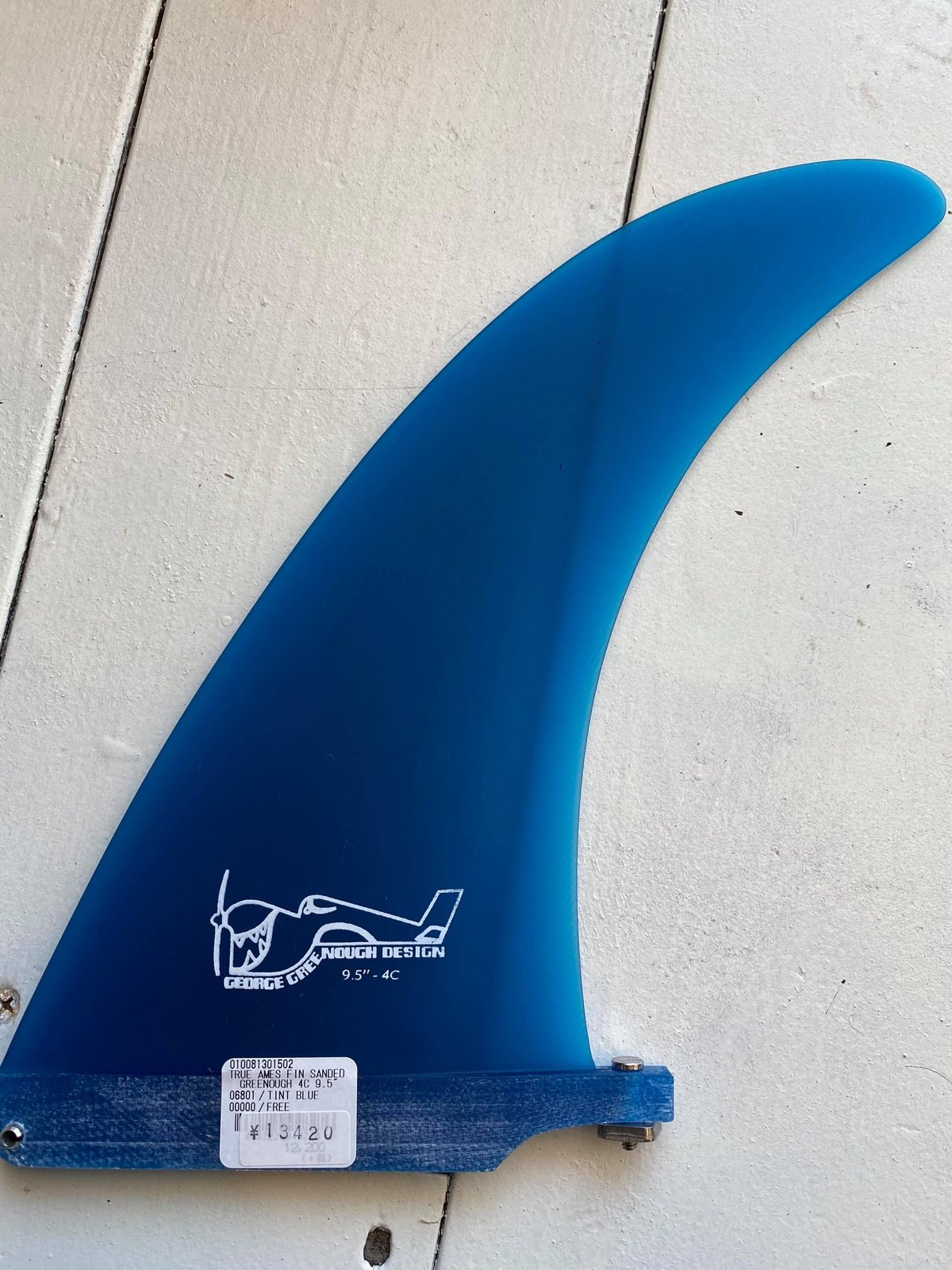 Greenough 4-C Surf Fin by True Ame/9.5