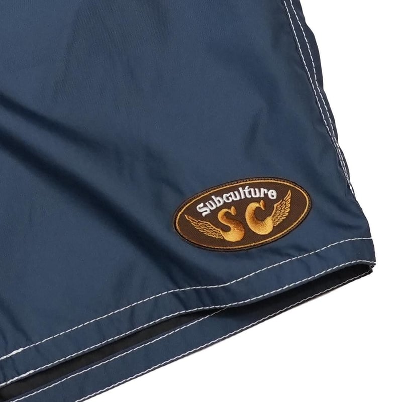 NYLON SURF SHORTS / NAVY×WHITE | K