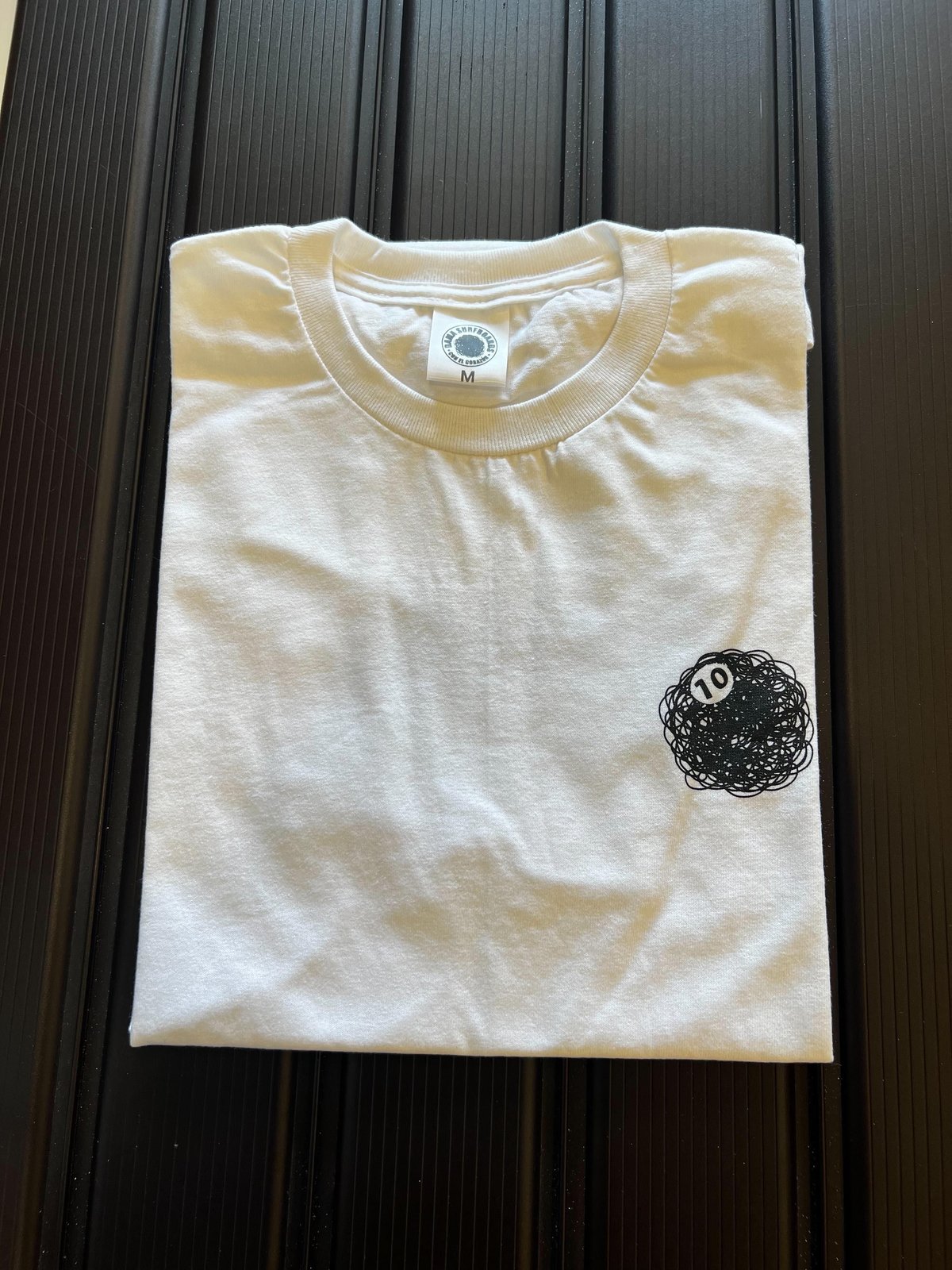 DAMA SURFBOARDS 10 DAMA TEES / WHITE × BLACK | 