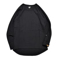 THERMAL LONGSLEEVE T-SHIRT/BLACK