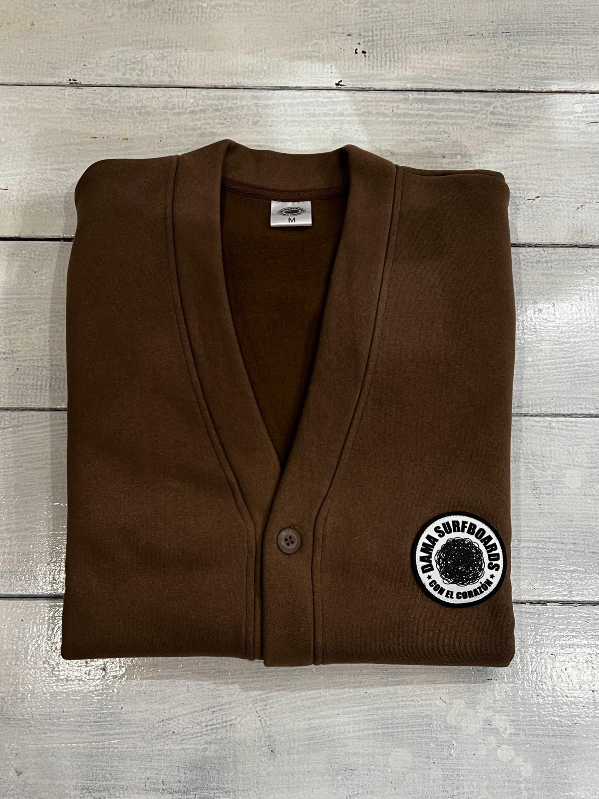 DAMA SURFBOARDS CARDIGAN / BROWN Lサイズ