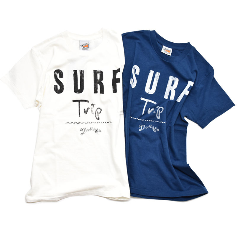 Marbles×K's surf ride ダブルネームTシャツ(ONLINE STOREオー