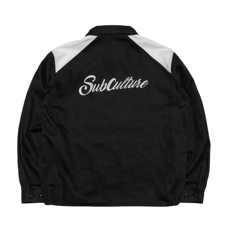 TWO－TONE CLOTH JACKET / BLACK×WHITE | K