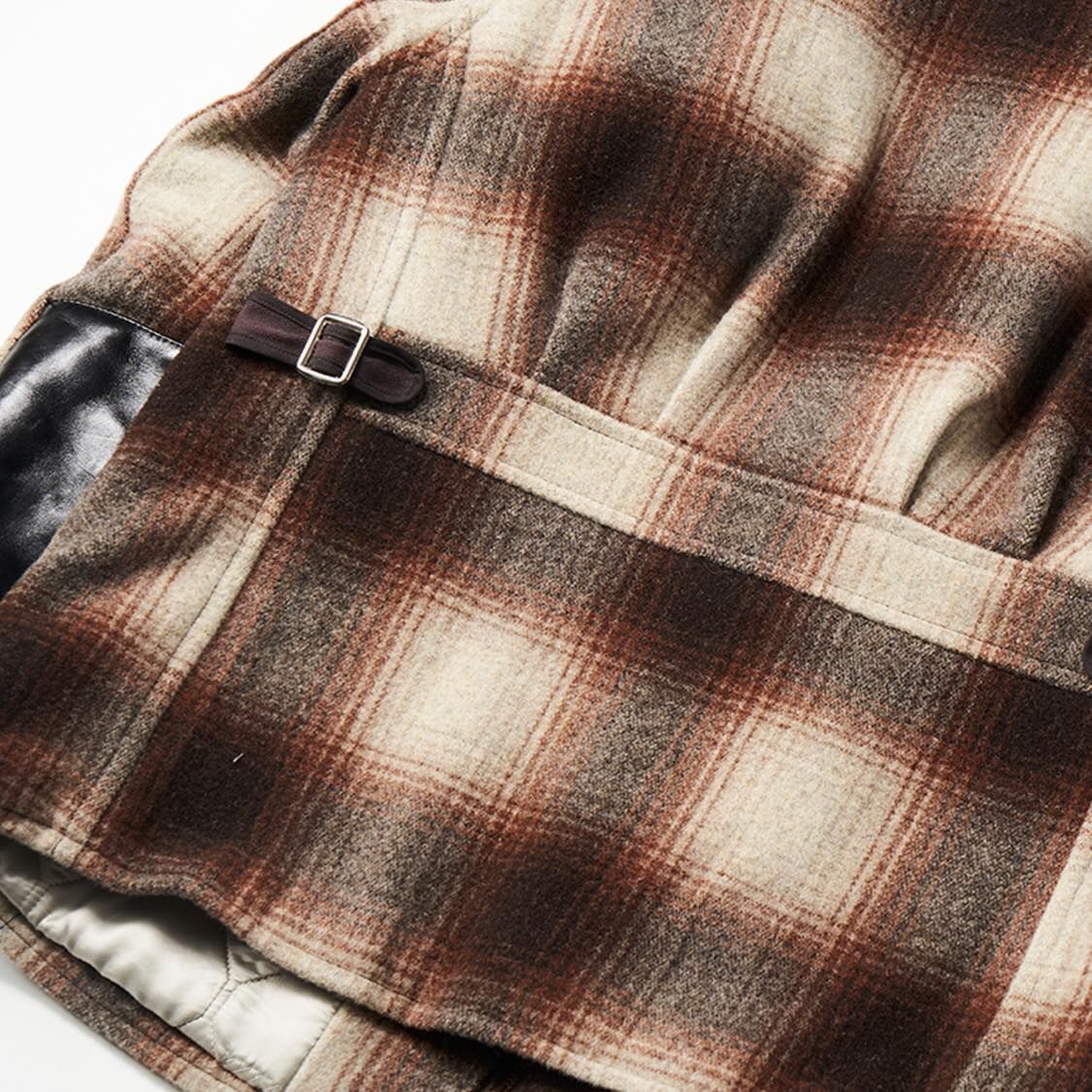 OMBRE CHECK WOOLSPORT JACKET/BROWN | K's surfride OMBRE CHECK WOOLSPORT JACKET/BROWN | K's surfride