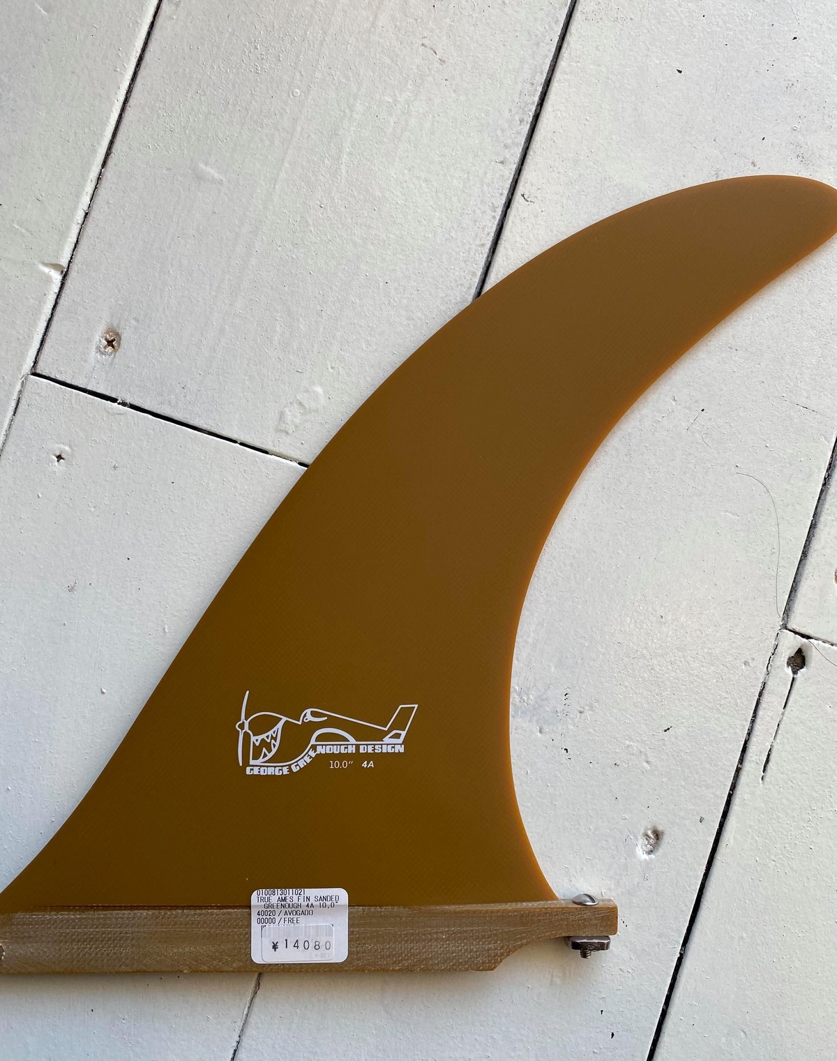 【美品】ジョージグリノウ4A 10.0 TRUEAMES トゥルーアムス フィン Greenough 4A Sanded 10.0