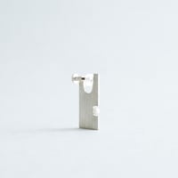 PLATE SHORT pearl1 earring